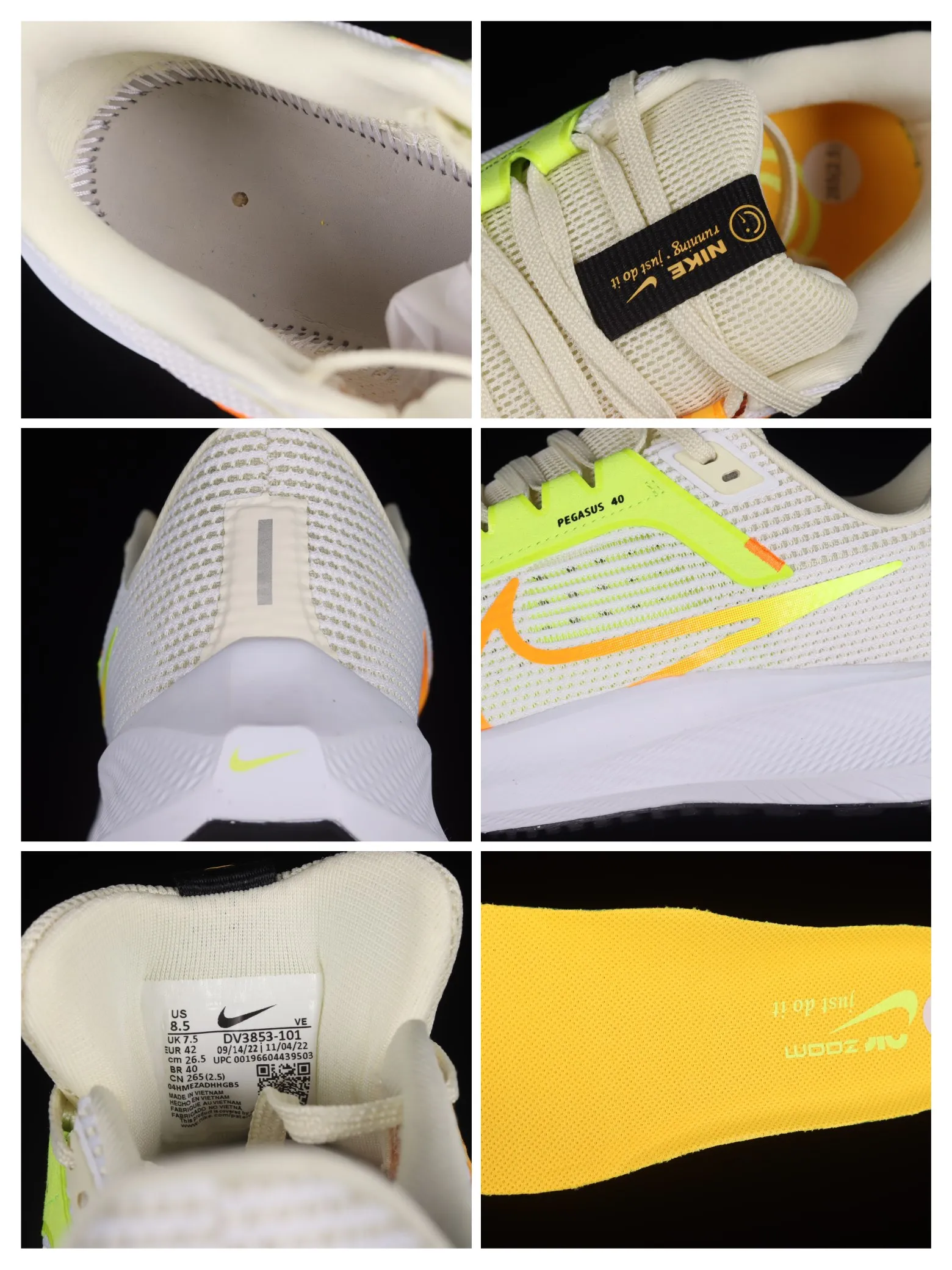 Nike Air Zoom Pegasus 40 Coconut Milk Lime Replica: Detailed Review | YtaYta