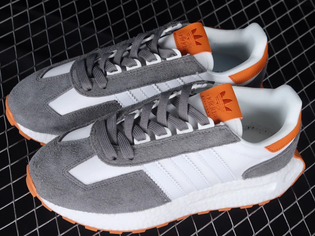 Adidas Originals Retropy E5 Sneakers in Grey and Orange (Replica) | YtaYta