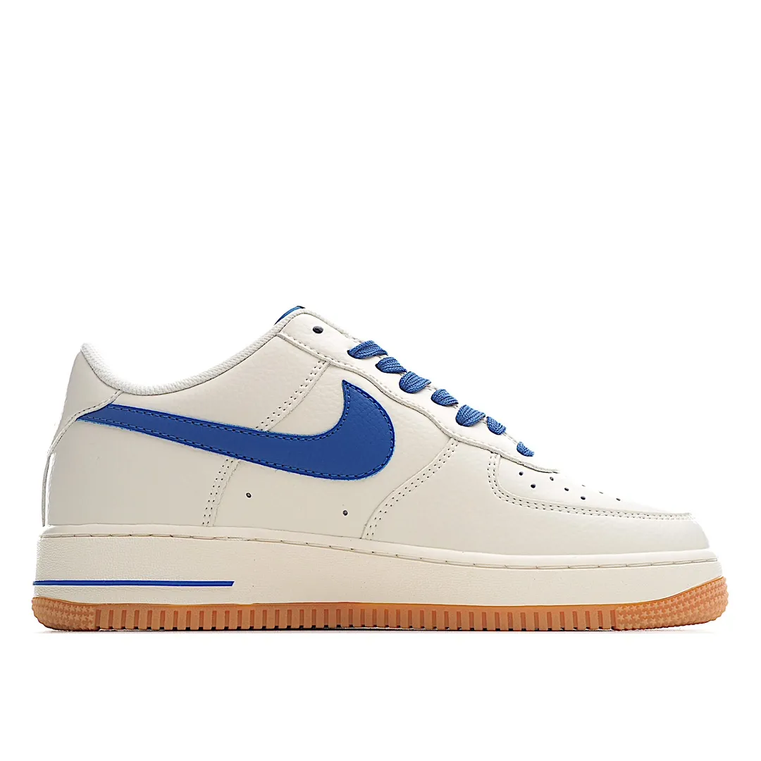 Unveiling the Replica Nike Air Force 1 '07 Low: White, Royal Blue, and Gum Yellow | YtaYta