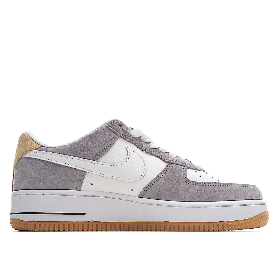 Nike Air Force 1 07 Low Suede Grey Yellow White DE0099-005 Replica Review | YtaYta