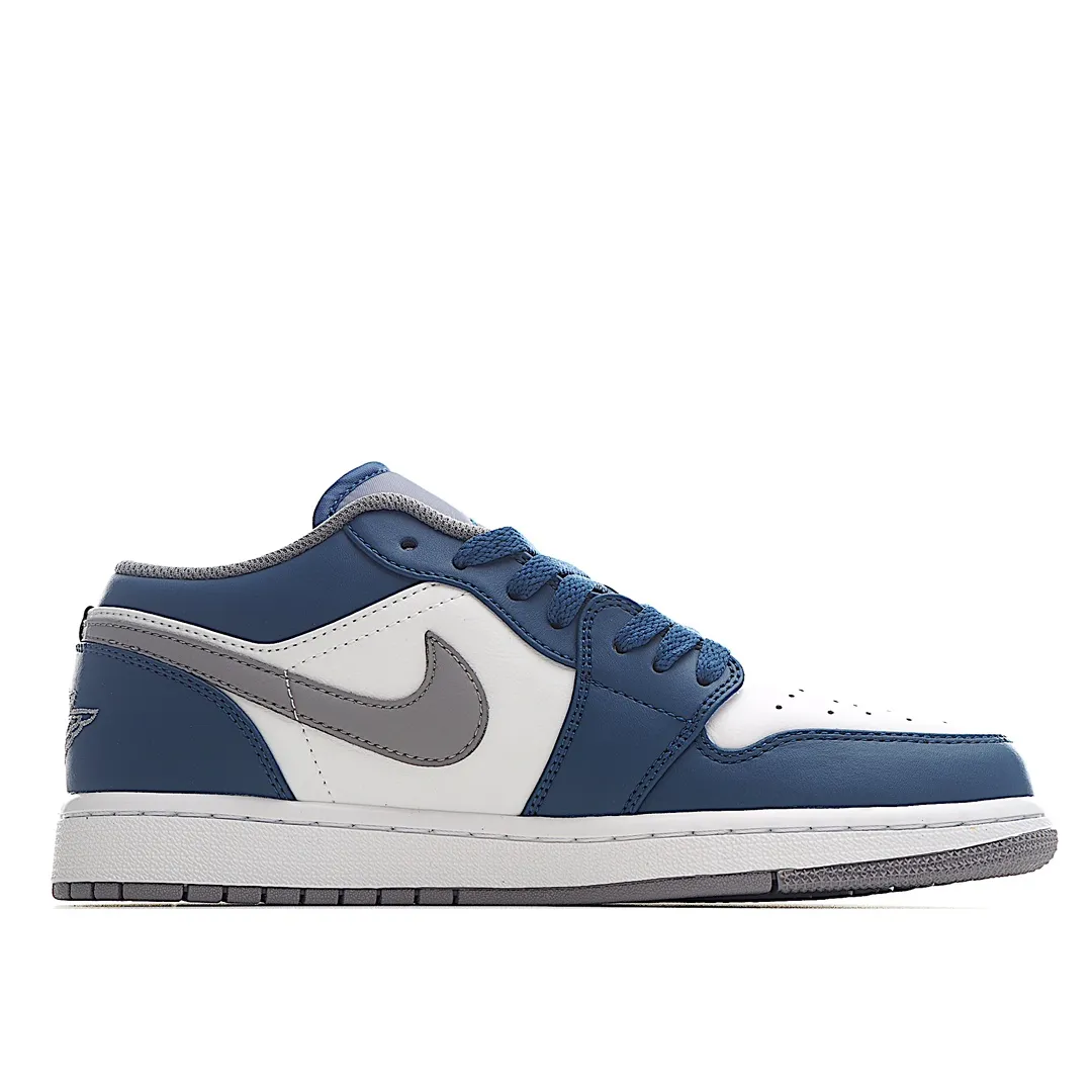 Fake Rep Replica Air Jordan 1 Low True Blue Sneakers Review | YtaYta