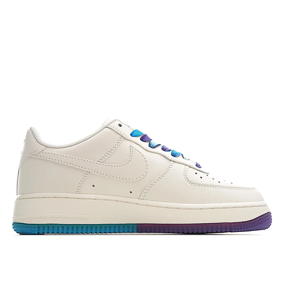 Nike Air Force 1 07 Low Beige Purple Blue LA9696-023 Replica Review | YtaYta