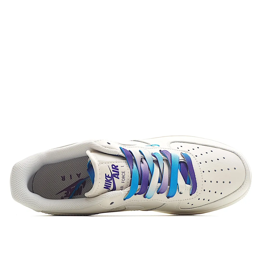 Nike Air Force 1 07 Low Beige Purple Blue LA9696-023 Replica Review | YtaYta