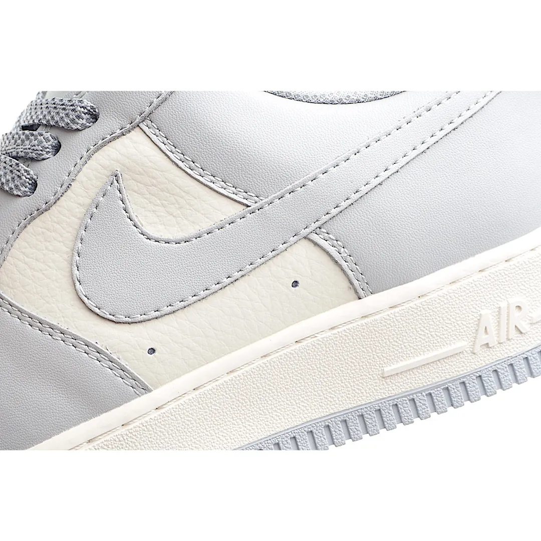 Fake Nike Air Force 1 07 Low Light Grey Rice White Shoes Review | YtaYta