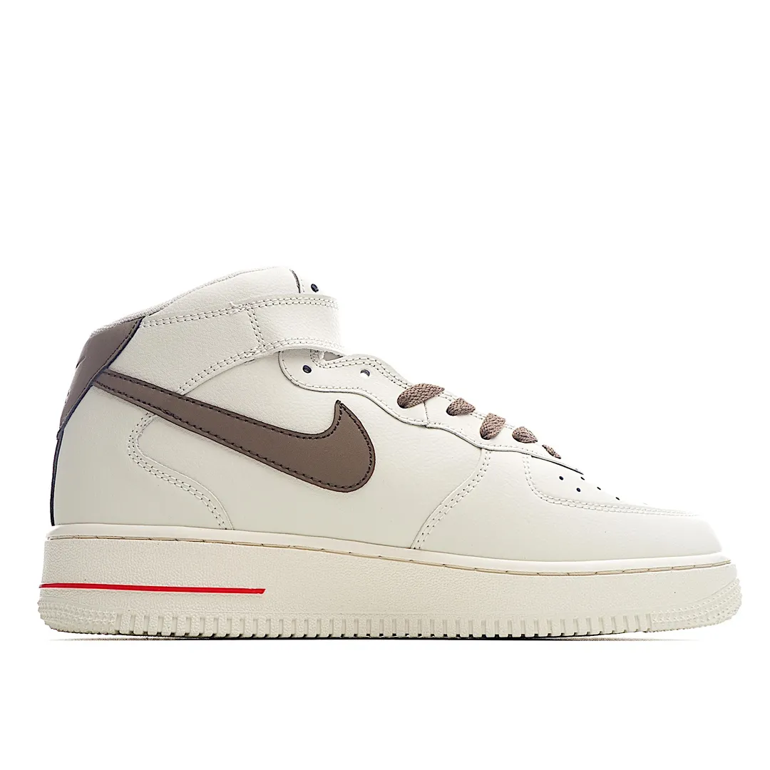 Replica Nike Air Force 1: Brown-Red Swoosh & More | YtaYta