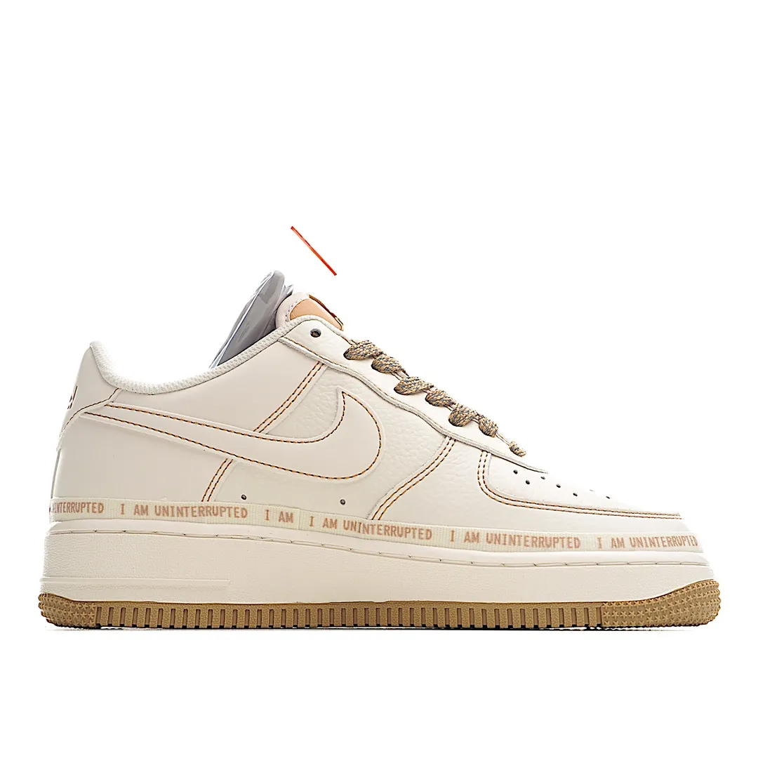 Uninterrupted x Mint Nike Air Force 1 07 Low: The Ultimate Replica in Khaki White | YtaYta