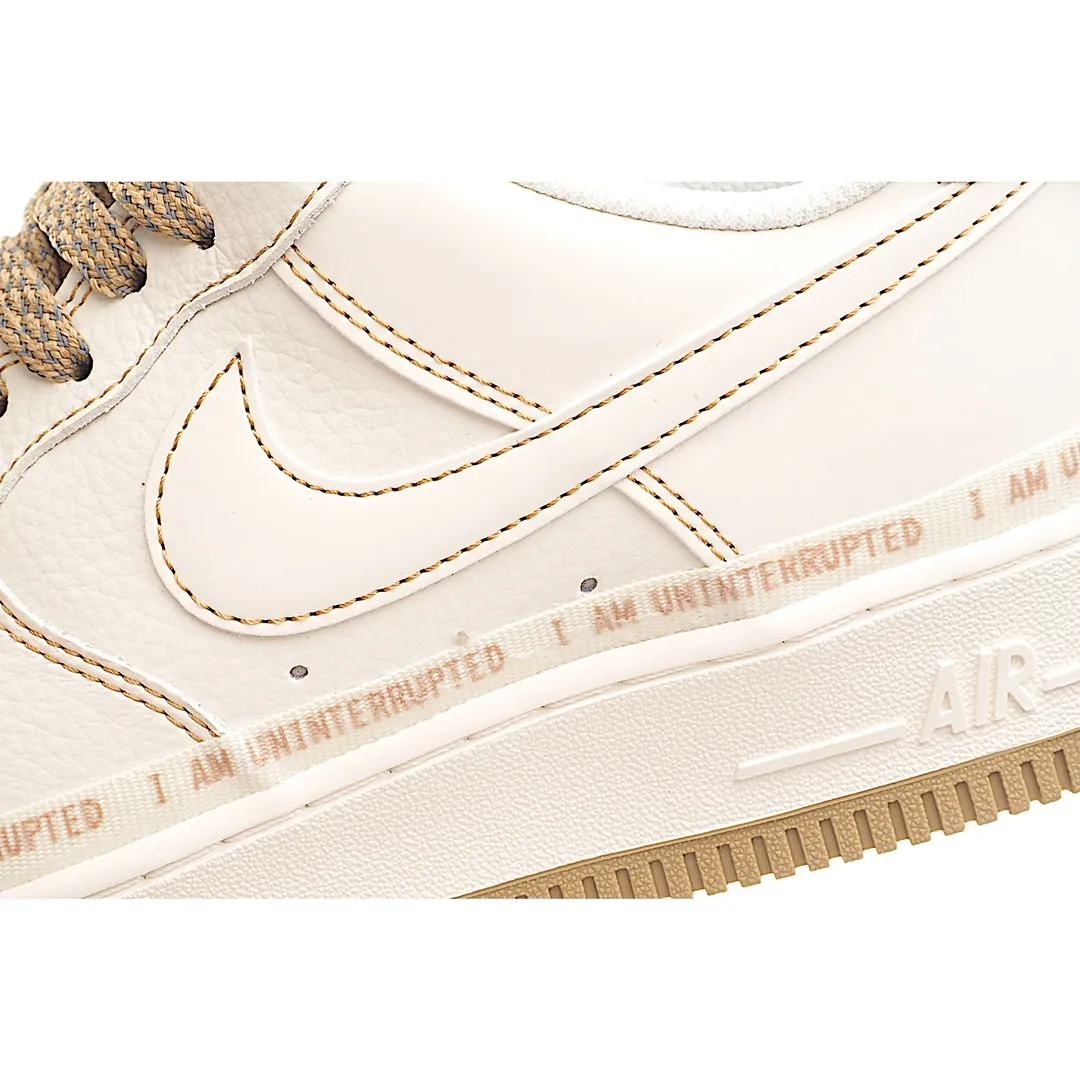 Uninterrupted x Mint Nike Air Force 1 07 Low: The Ultimate Replica in Khaki White | YtaYta