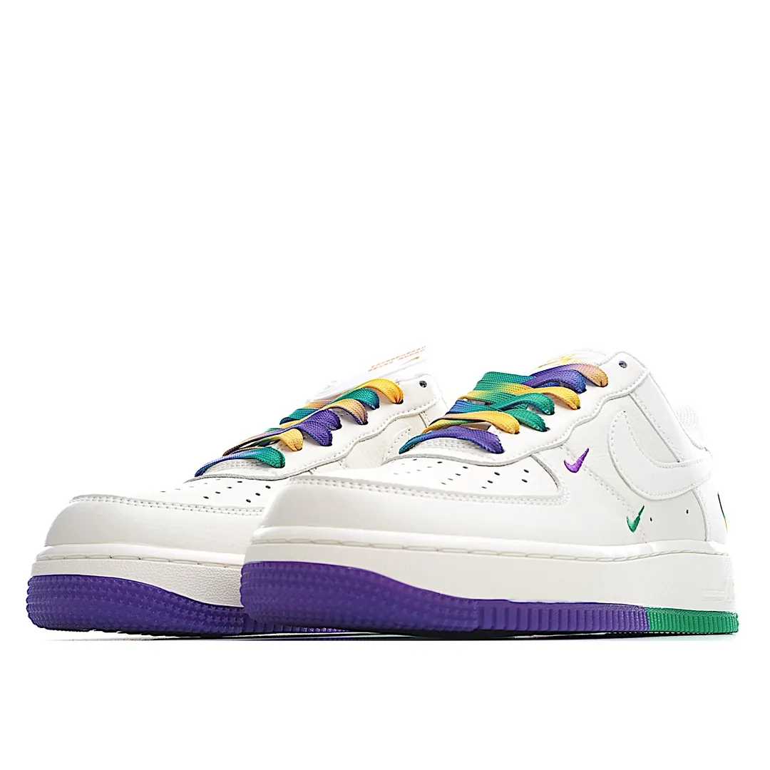 Nike Air Force 1 07 Low Rice White Dark Purple Green TF8896 Replica Review | YtaYta