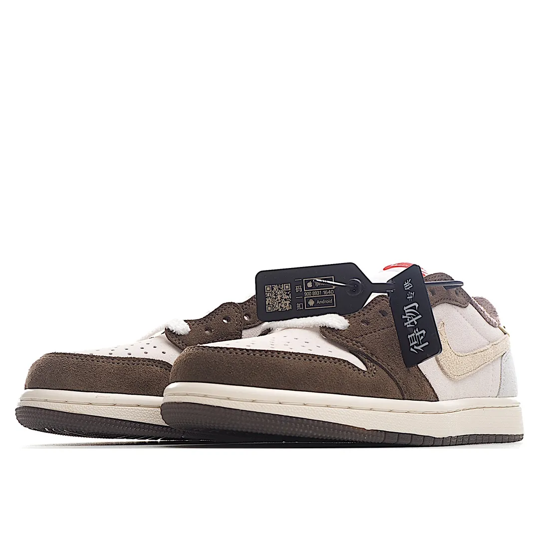 Jordan 1 Low OG X Travis Scott Reverse Mocha Replica - Size 9 | YtaYta