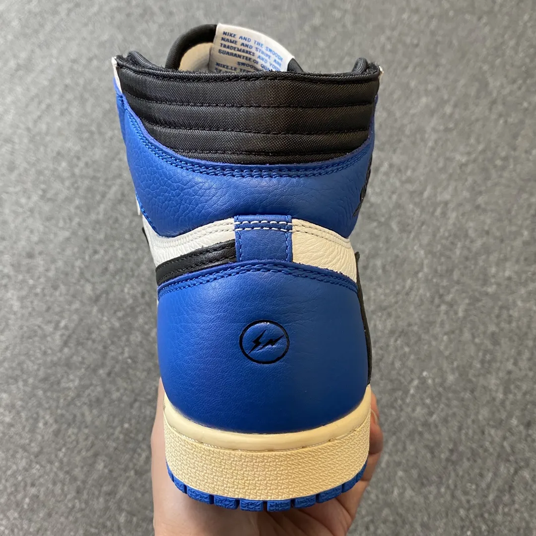 Travis Scott x Fragment x Air Jordan 1 High OG Replica: Sail/Black/Military Blue/Shy Pink | YtaYta