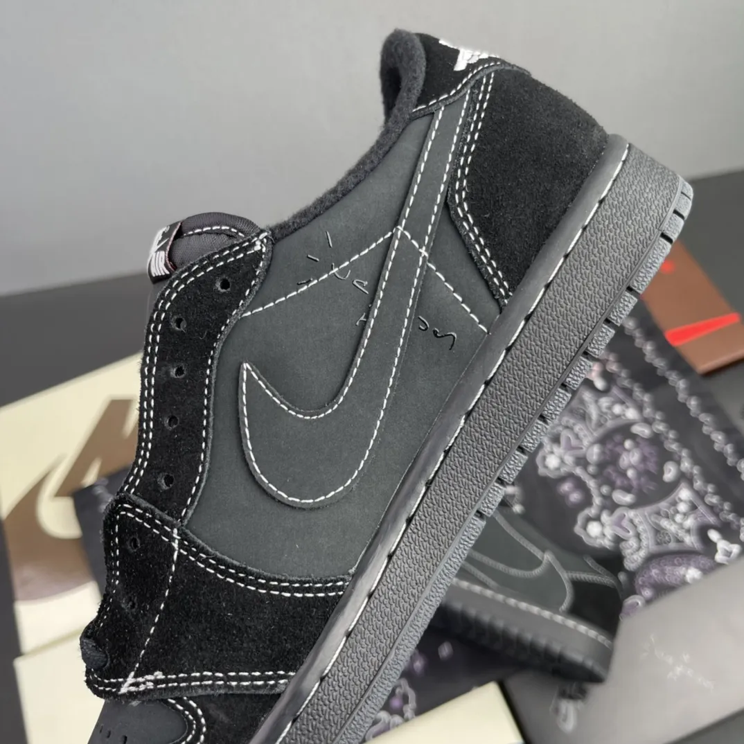 Travis Scott x Air Jordan 1 Low Black Phantom Replica Review | YtaYta