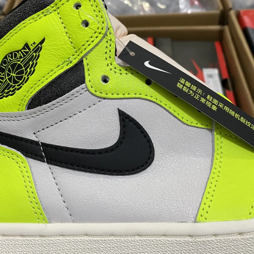 Fake Rep Replica Air Jordan 1 Retro High OG Visionaire Volt UK11 US12 EU46 | YtaYta