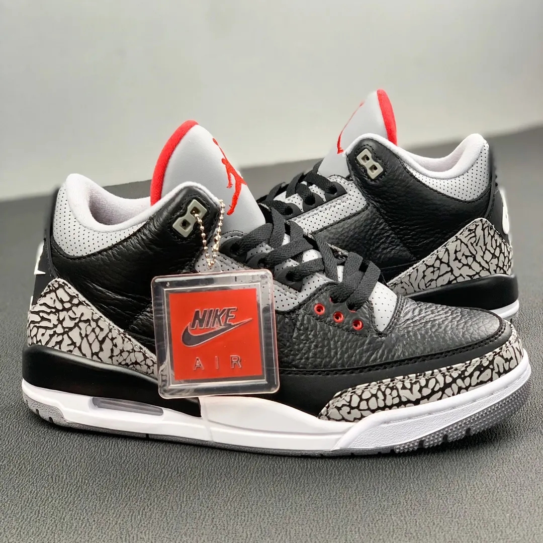 Air Jordan 3 Retro OG Black/Cement: Real vs. Replica | YtaYta