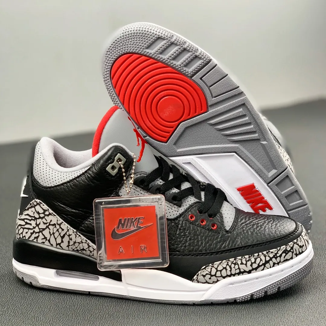 Air Jordan 3 Retro OG Black/Cement: Real vs. Replica | YtaYta