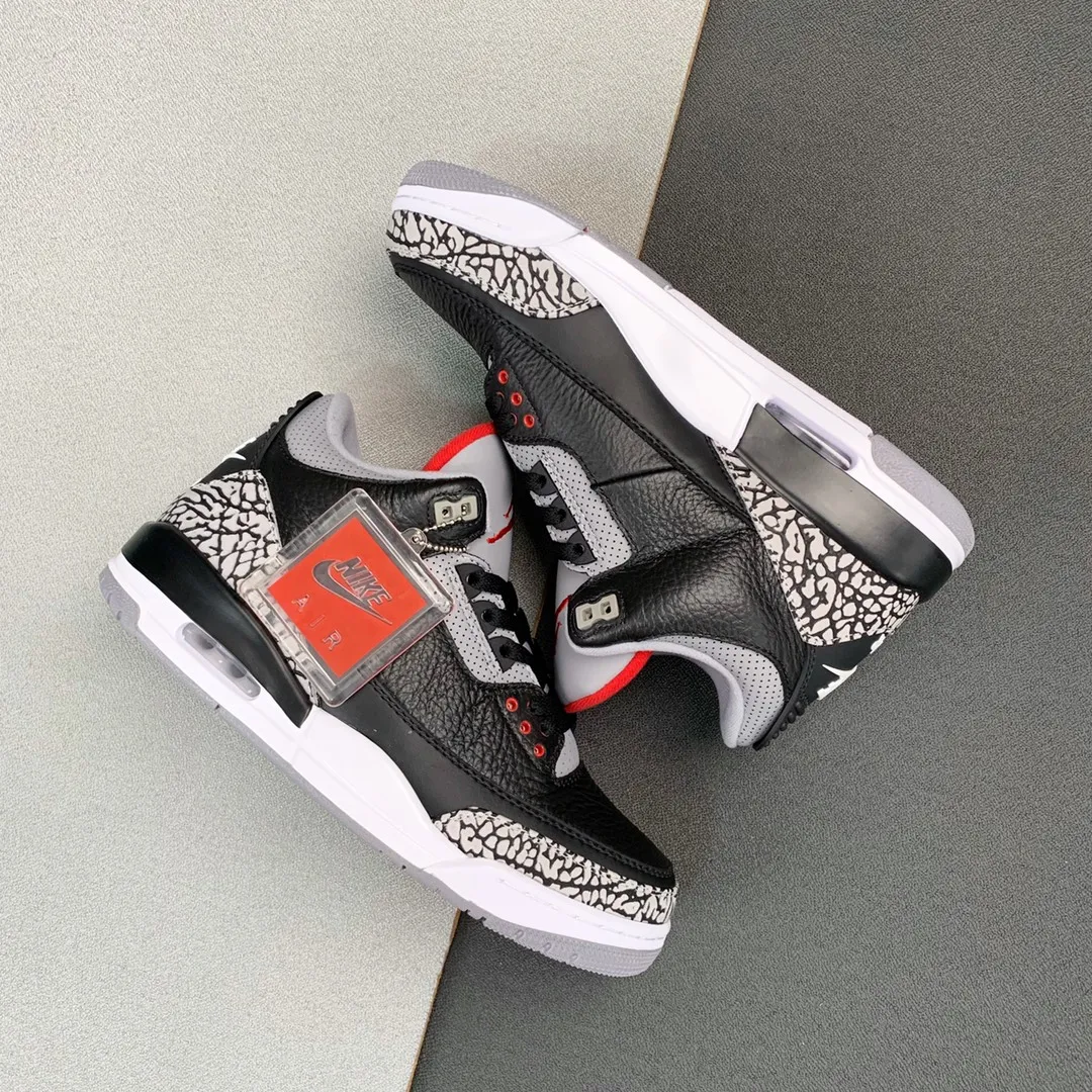 Air Jordan 3 Retro OG Black/Cement: Real vs. Replica | YtaYta