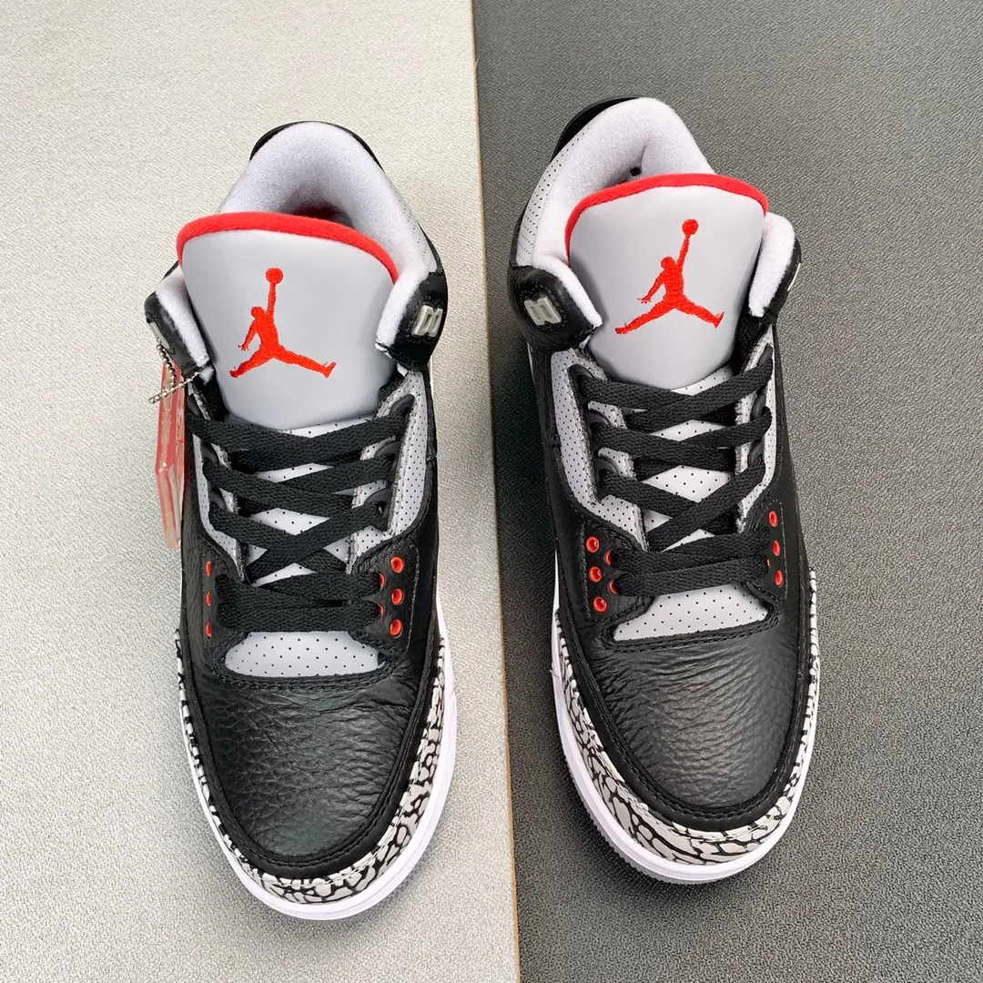 Air Jordan 3 Retro OG Black/Cement: Real vs. Replica | YtaYta