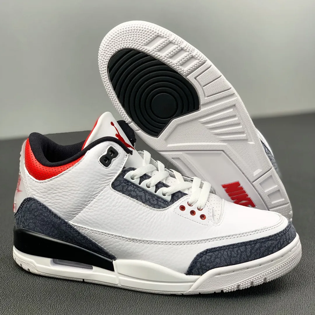 Fake Rep Air Jordan 3 Retro SE Fire Red Denim (2020) | YtaYta