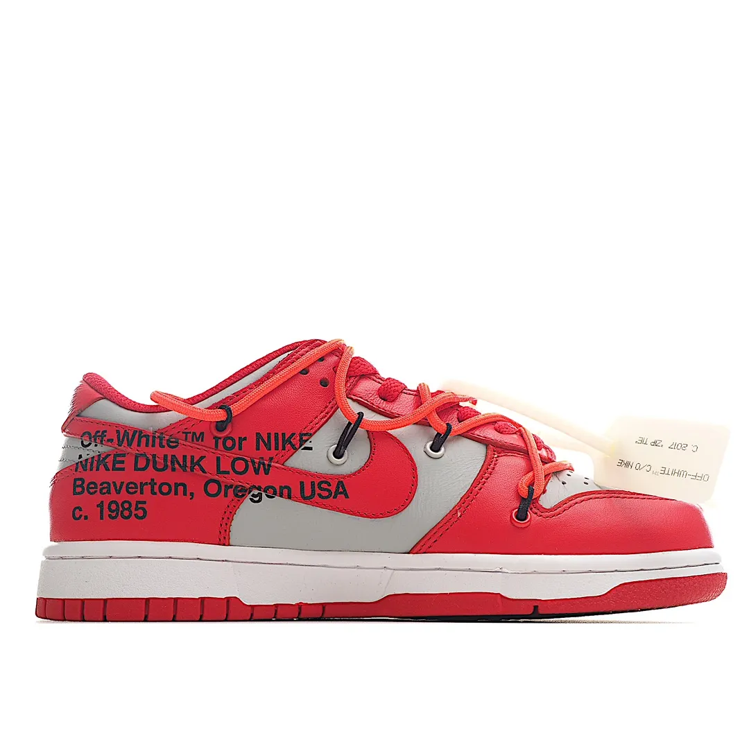 Off-White x Nike Dunk Low 'University Red' Replica Review | YtaYta