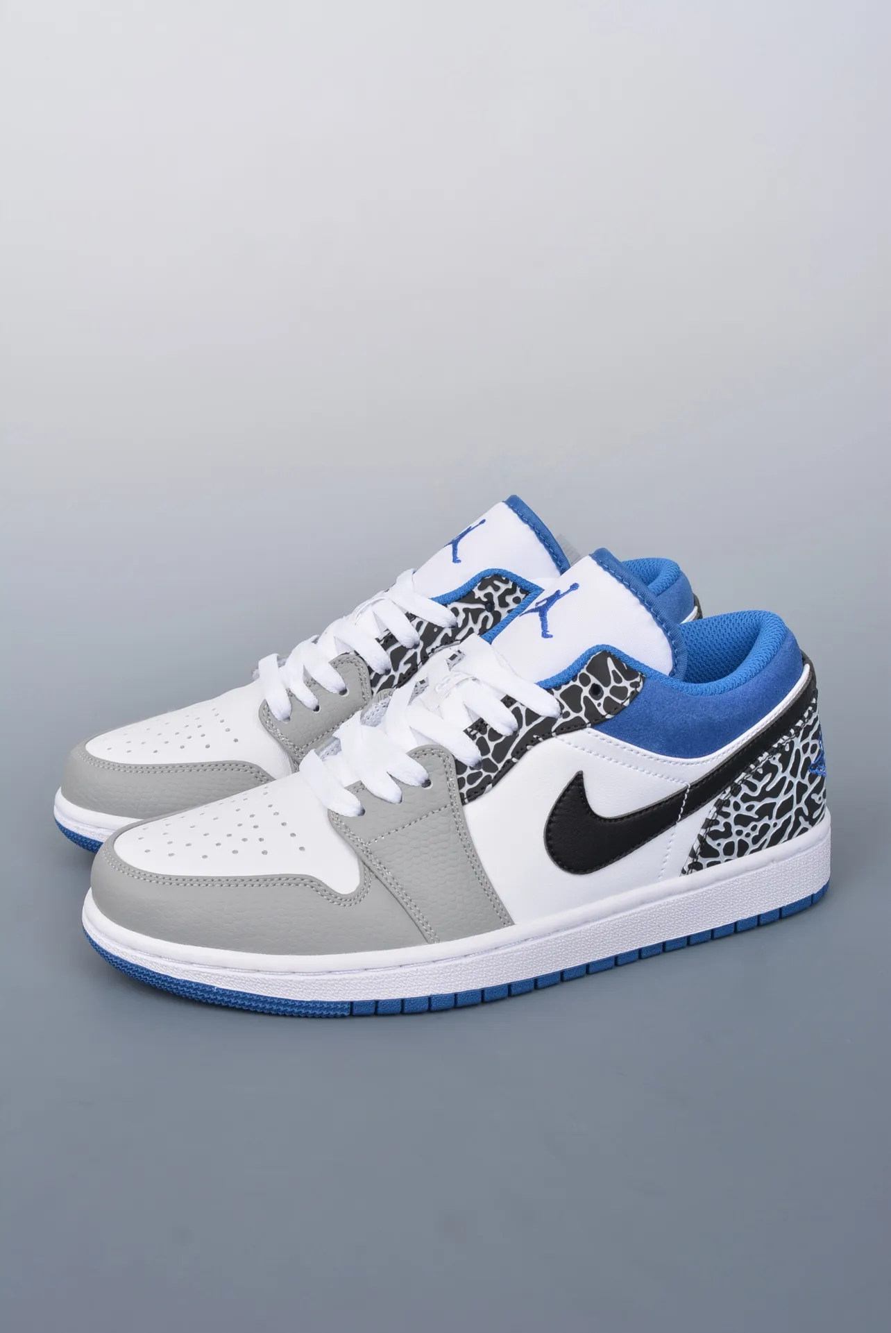 Air Jordan 1 Low SE White Dark Marina Blue Black DM1199-140 Replica | YtaYta