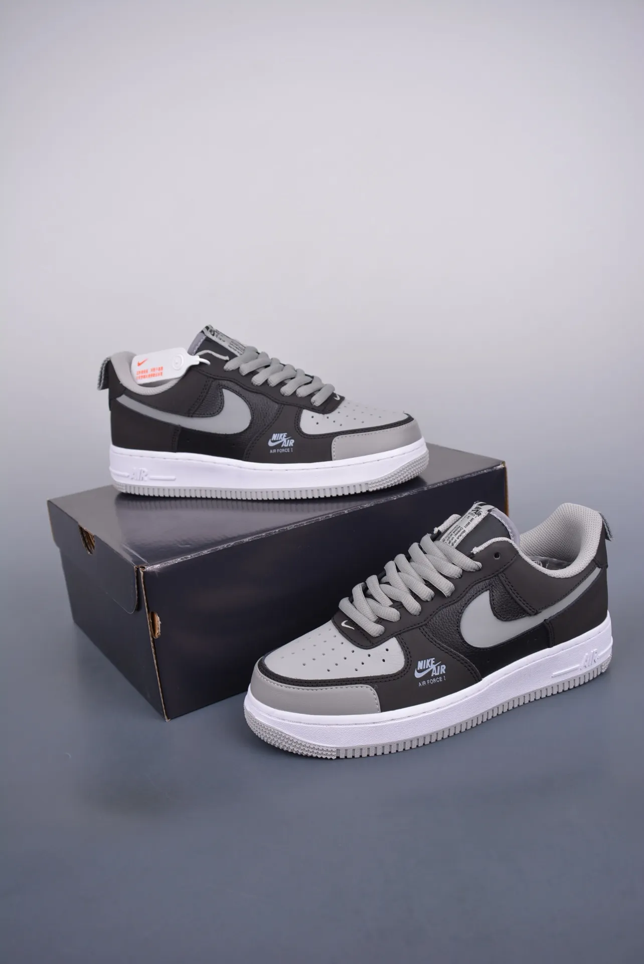 Fake Rep Nike Air Force 1 Utility Shadow Grey Black White BQ6818 Review | YtaYta