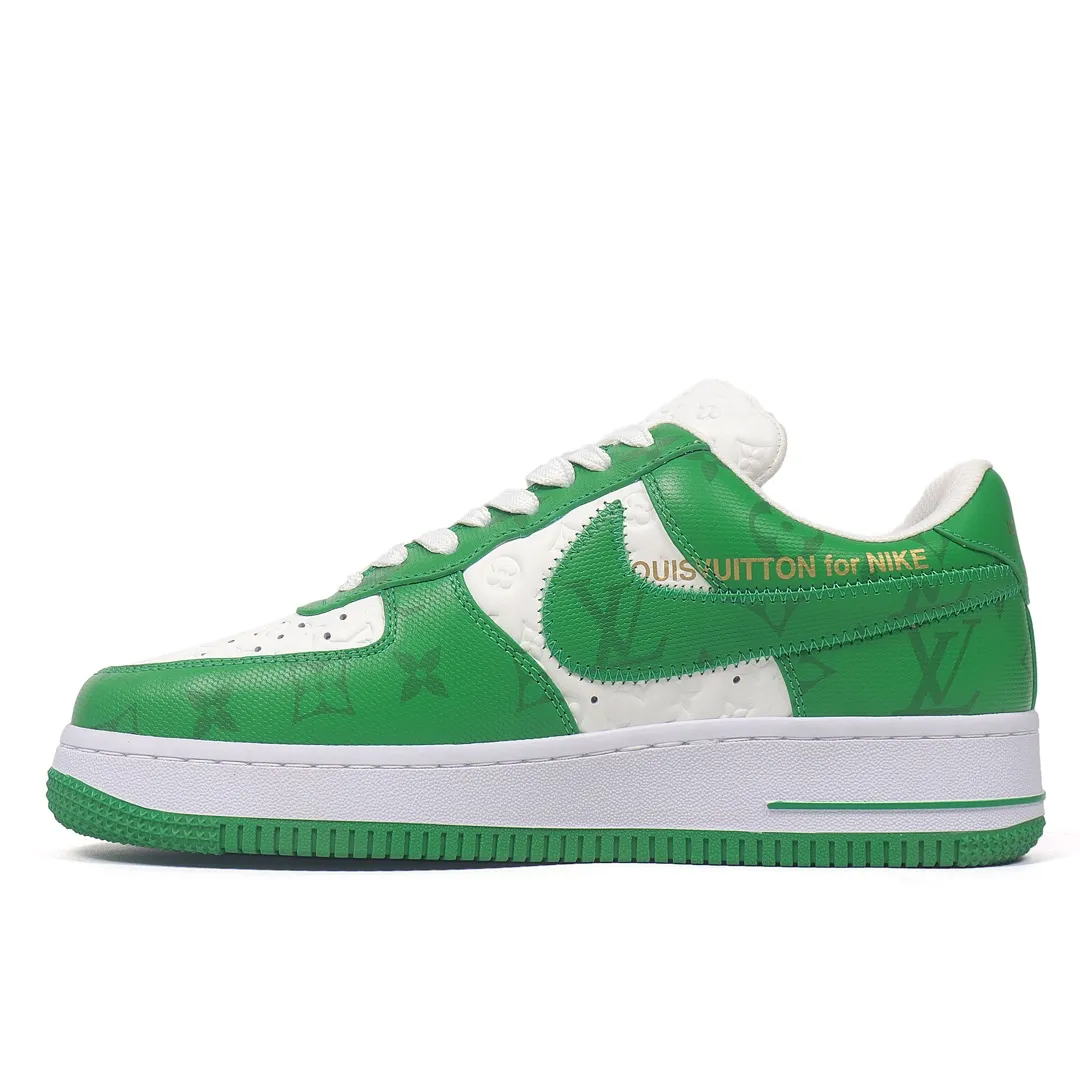 The Ultimate Guide to Louis Vuitton x Nike Air Force 1 Green Replica Sneakers | YtaYta