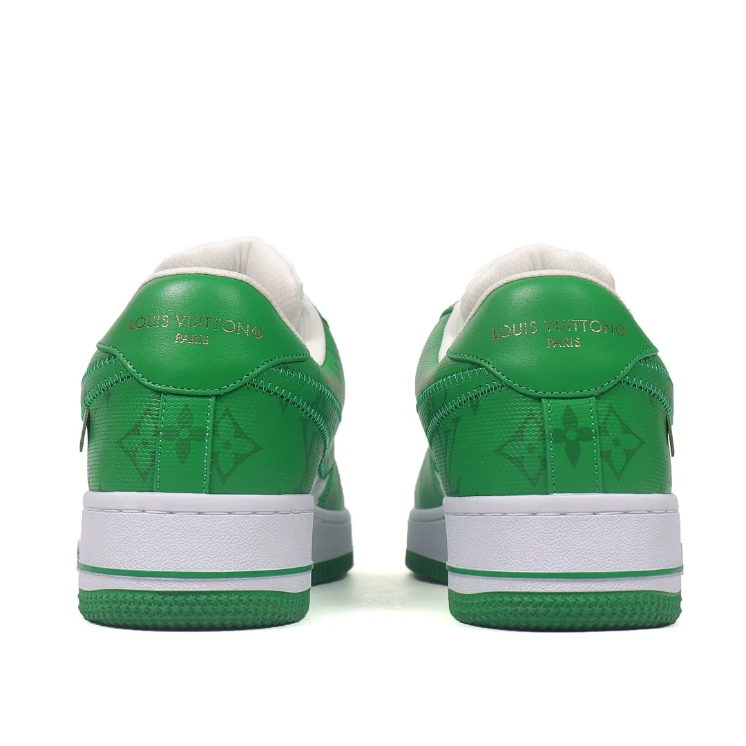 The Ultimate Guide to Louis Vuitton x Nike Air Force 1 Green Replica Sneakers | YtaYta