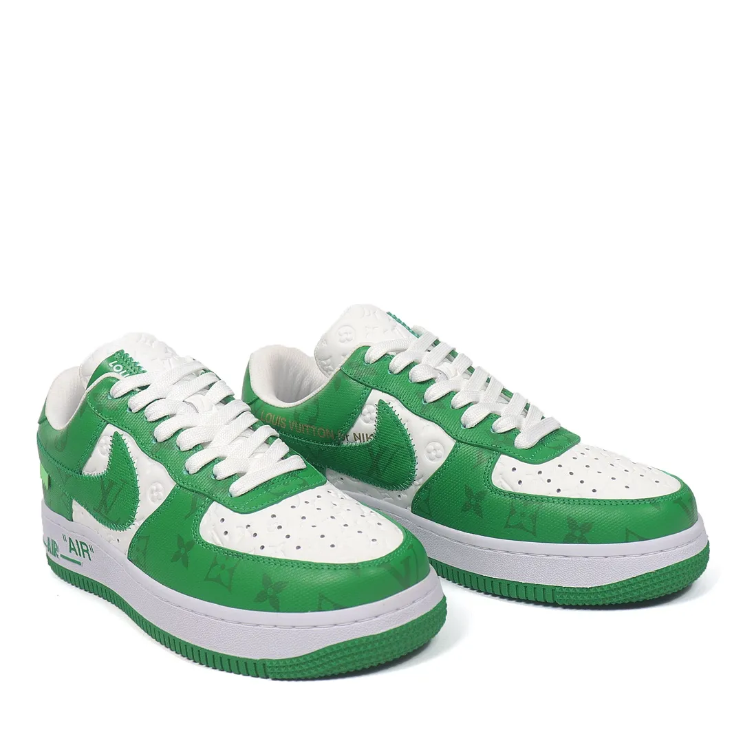 The Ultimate Guide to Louis Vuitton x Nike Air Force 1 Green Replica Sneakers | YtaYta