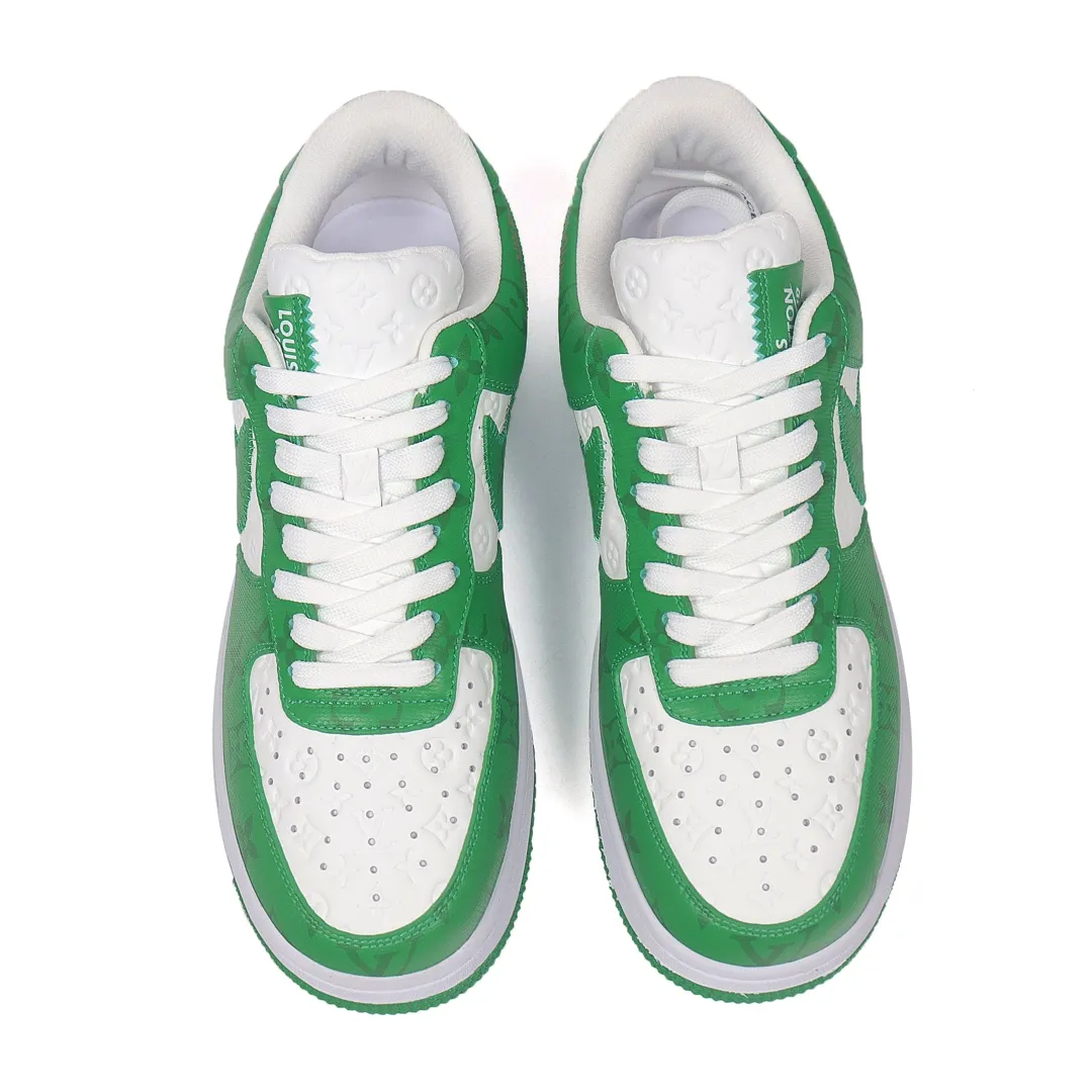 The Ultimate Guide to Louis Vuitton x Nike Air Force 1 Green Replica Sneakers | YtaYta