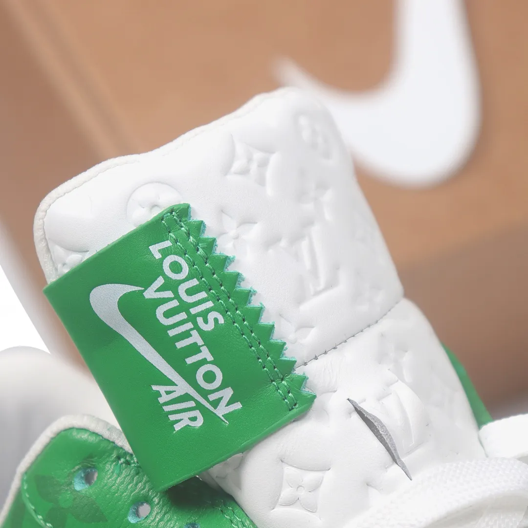 The Ultimate Guide to Louis Vuitton x Nike Air Force 1 Green Replica Sneakers | YtaYta