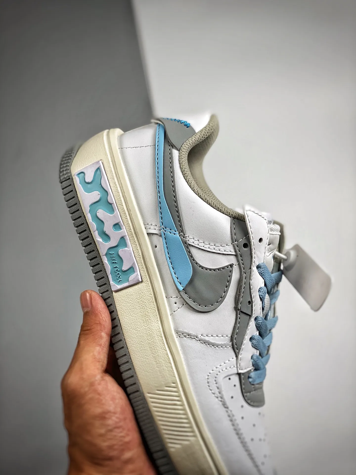 Nike Air Force 1 Fontanka Brown Navy Light Grey Replica Review | YtaYta