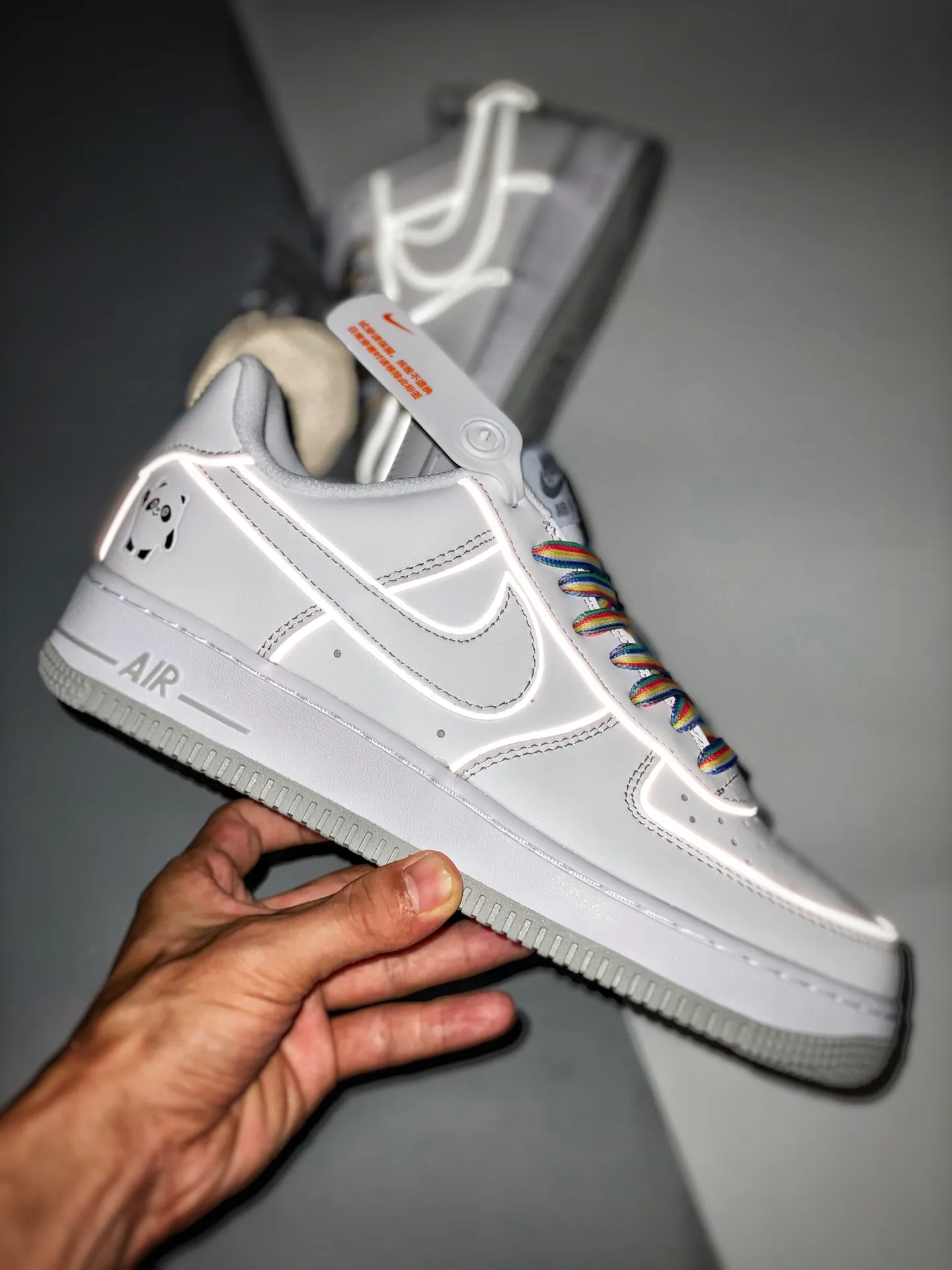 Nike Air Force 1 07 Low Panda White Black Reflective Multi GU6936-599 - A Comprehensive Review | YtaYta