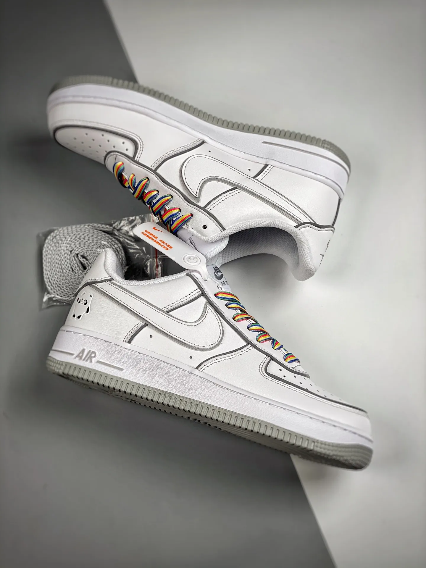 Nike Air Force 1 07 Low Panda White Black Reflective Multi GU6936-599 - A Comprehensive Review | YtaYta