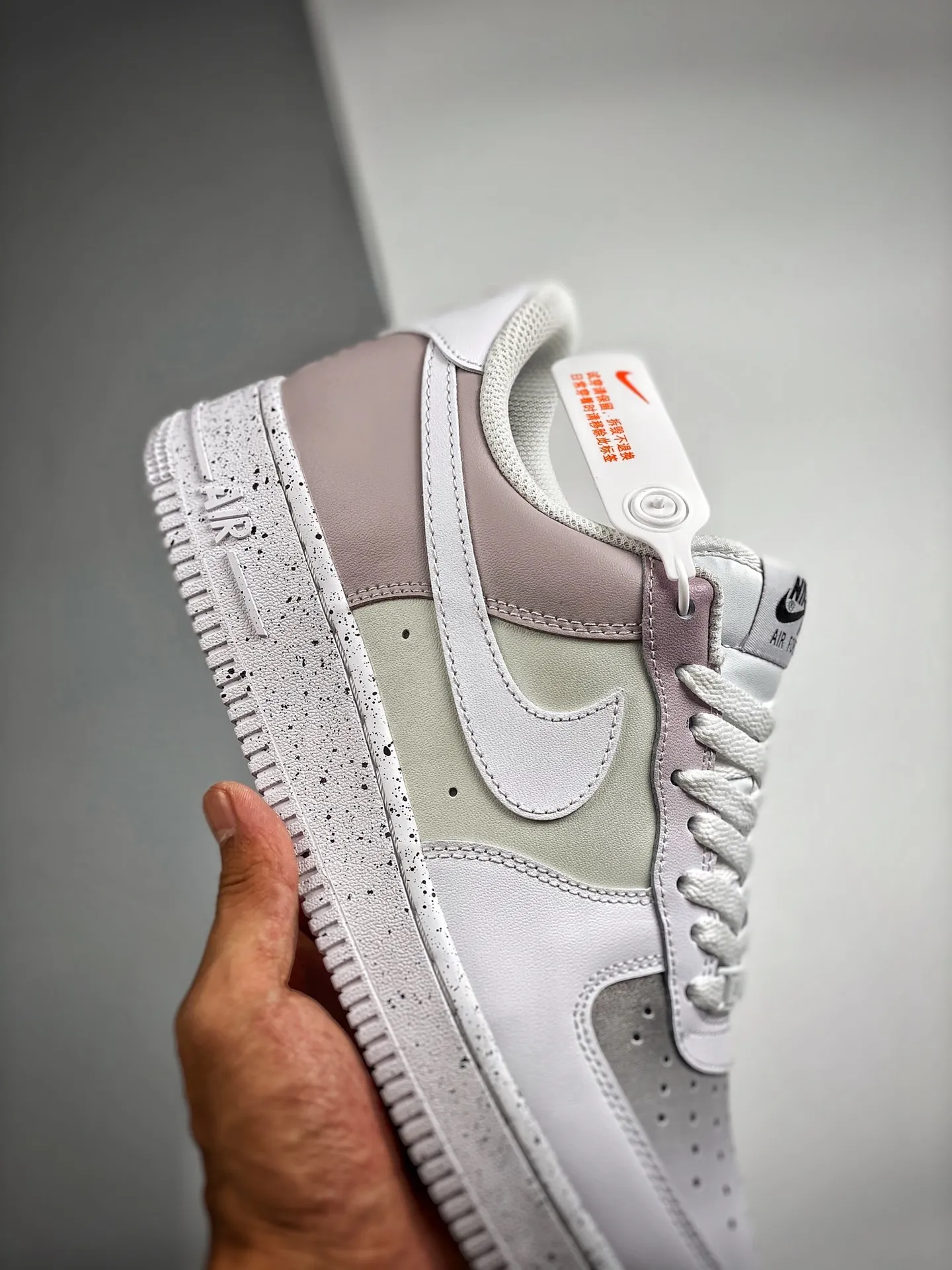 Custom Nike Air Force 1 Low Cream Tan Beige Chocolate Brown - Personalized Perfection | YtaYta