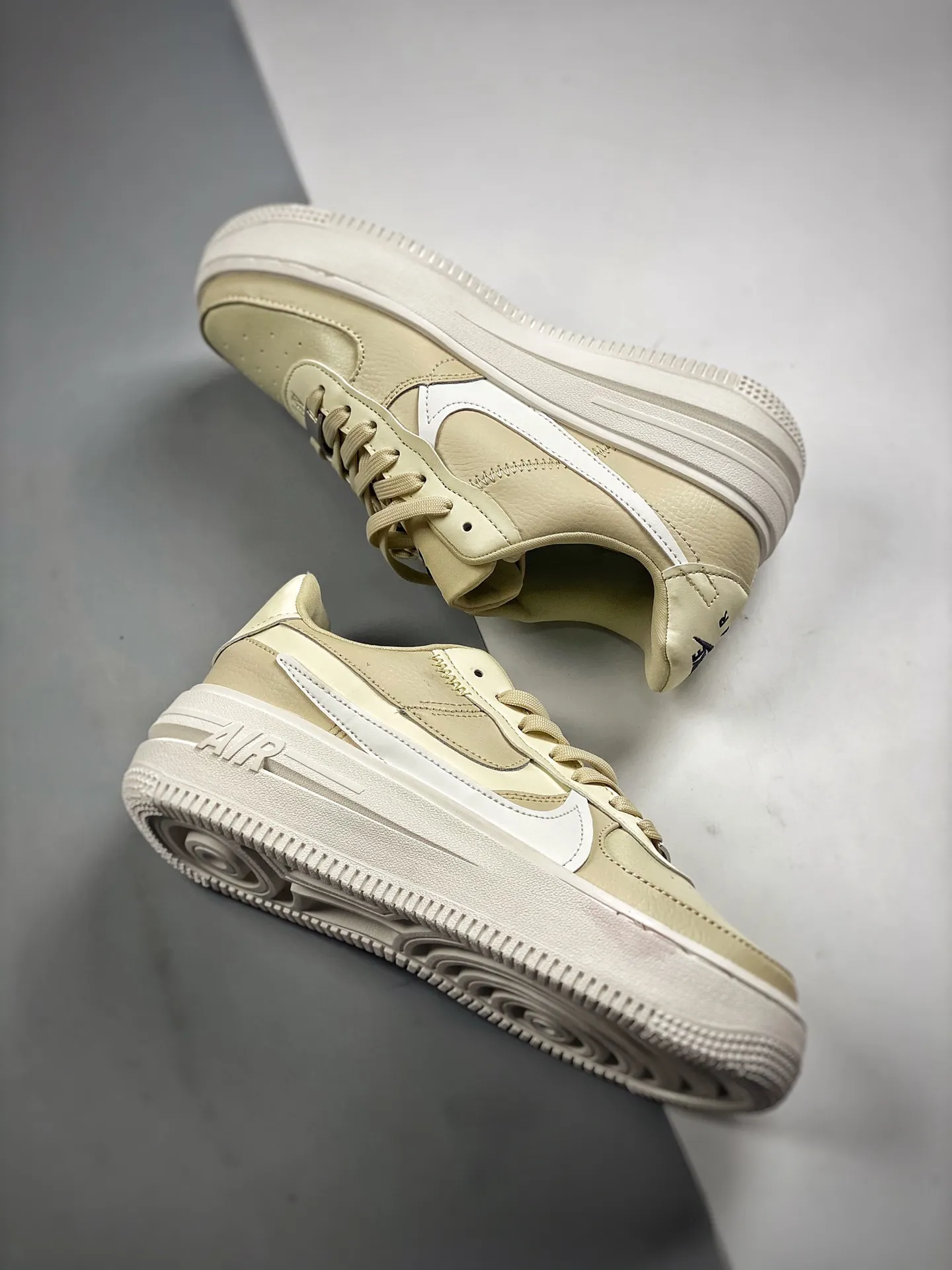 Nike Air Force 1 PLT.AF.ORM Fossil – Authentic vs Replica | YtaYta