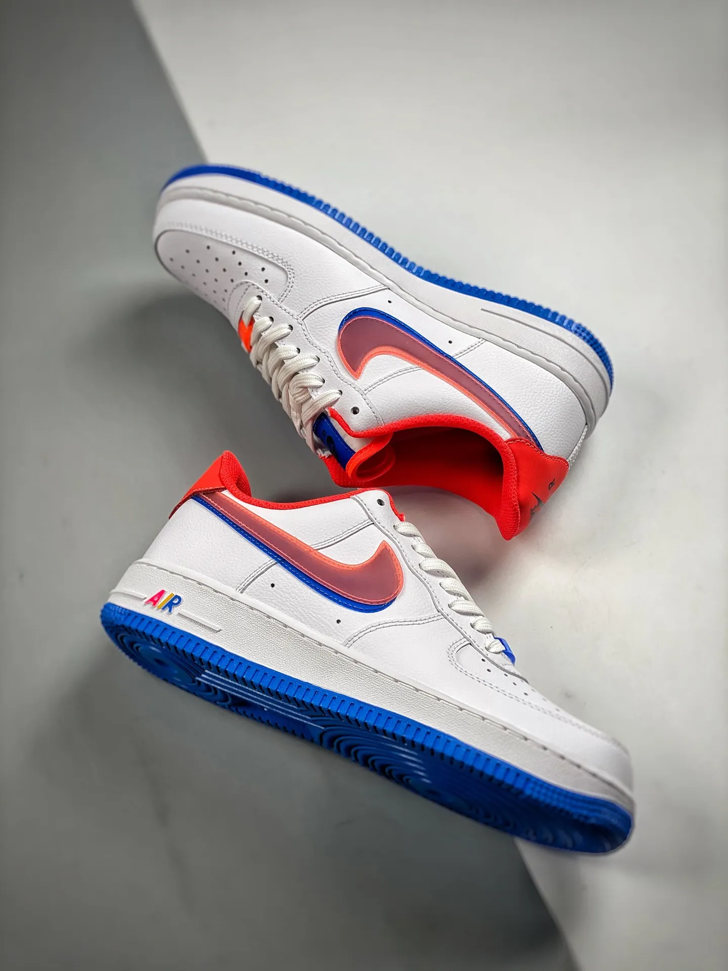 Fake Rep Replica Nike Air Force 1 LV8 GS White/Bright Crimson | YtaYta