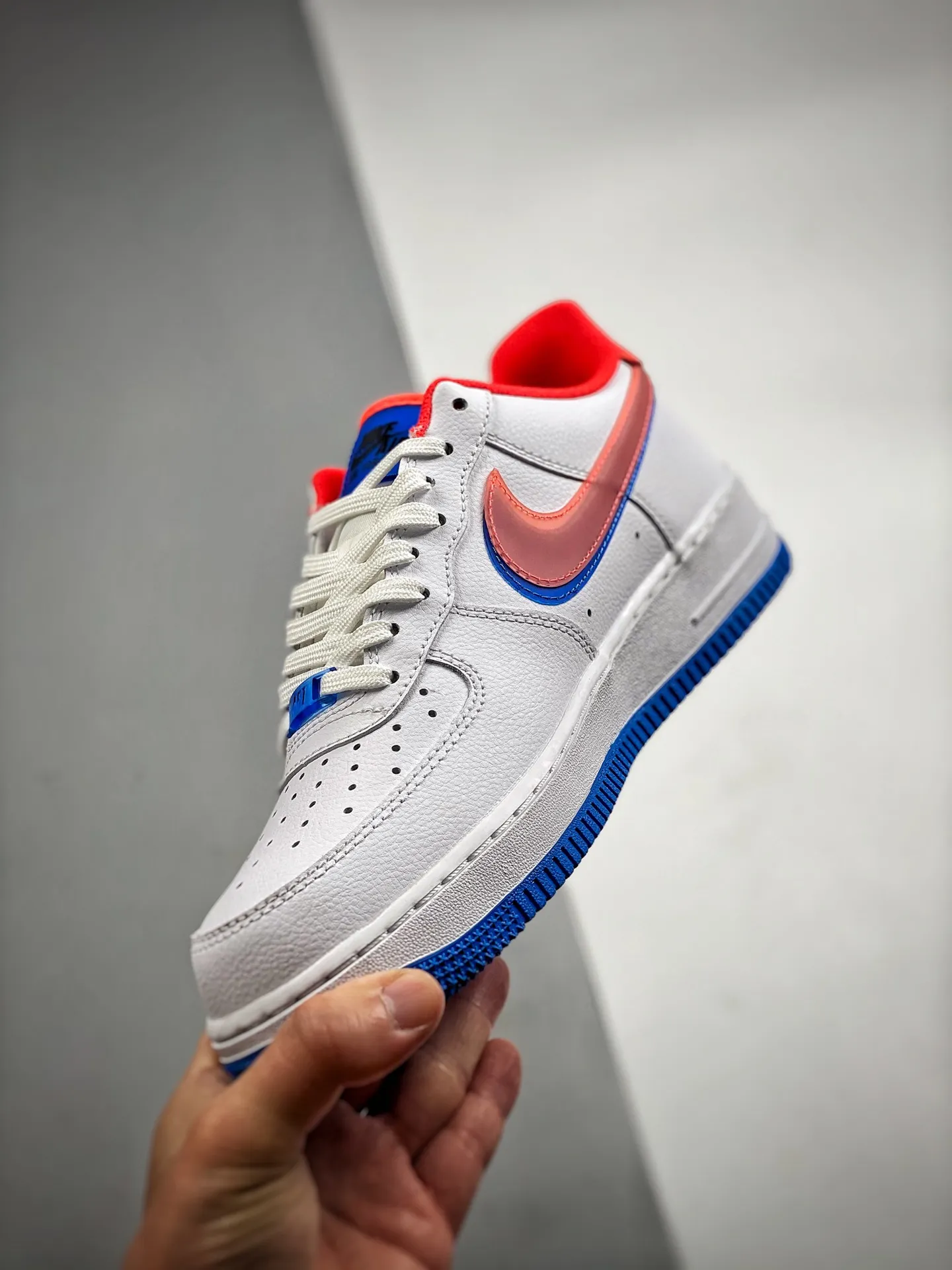 Fake Rep Replica Nike Air Force 1 LV8 GS White/Bright Crimson | YtaYta