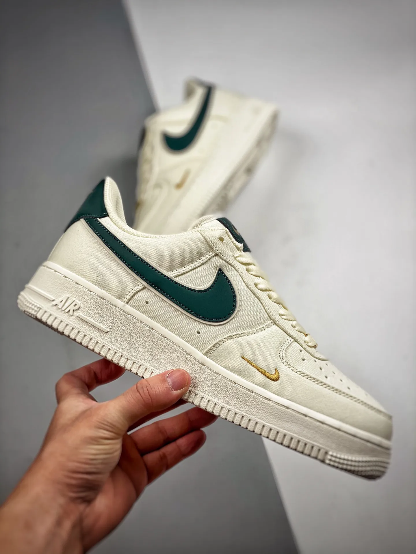 Nike Air Force 1 '07 Low Off White Green Gold Replica Review | YtaYta