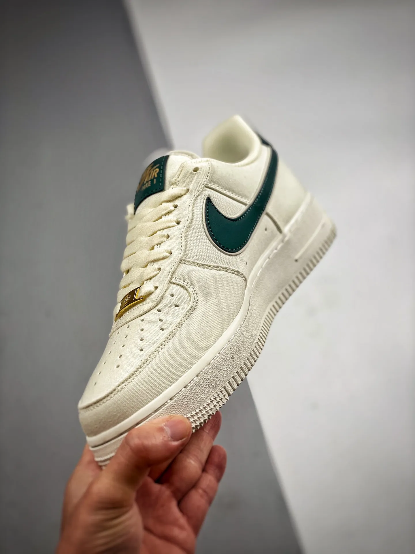 Nike Air Force 1 '07 Low Off White Green Gold Replica Review | YtaYta