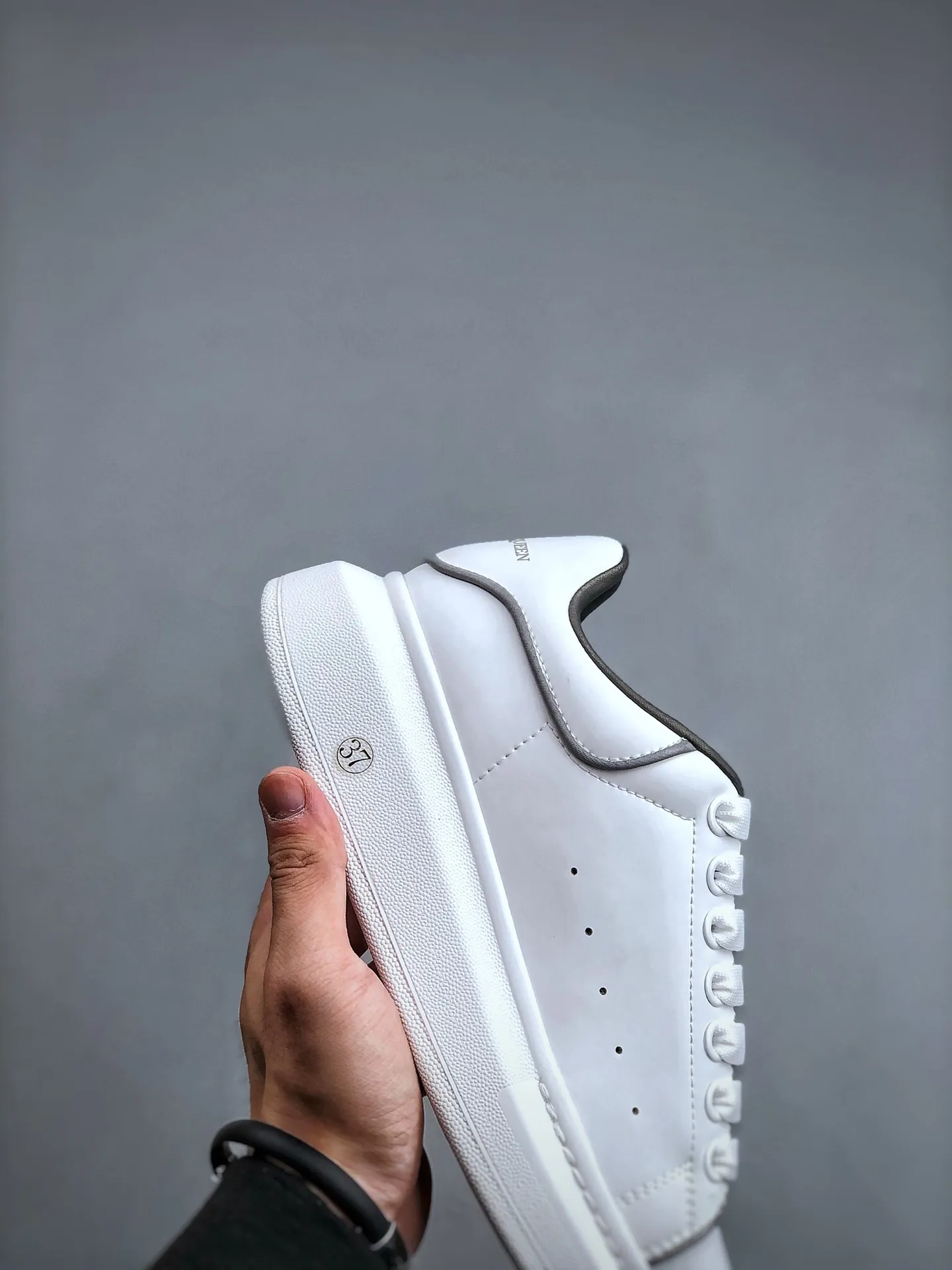 Fake Replica Alexander McQueen Men's White Oversized Sneaker - 6.5 | YtaYta