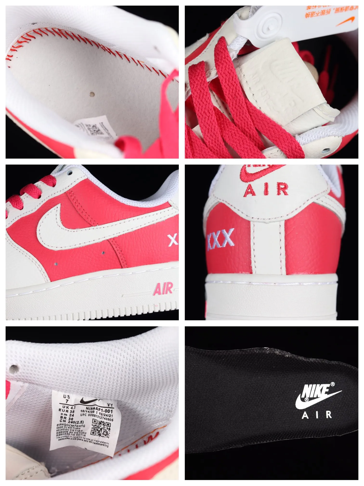 Louis Vuitton x Nike Air Force 1 Low Red: The Ultimate Replica Sneaker | YtaYta