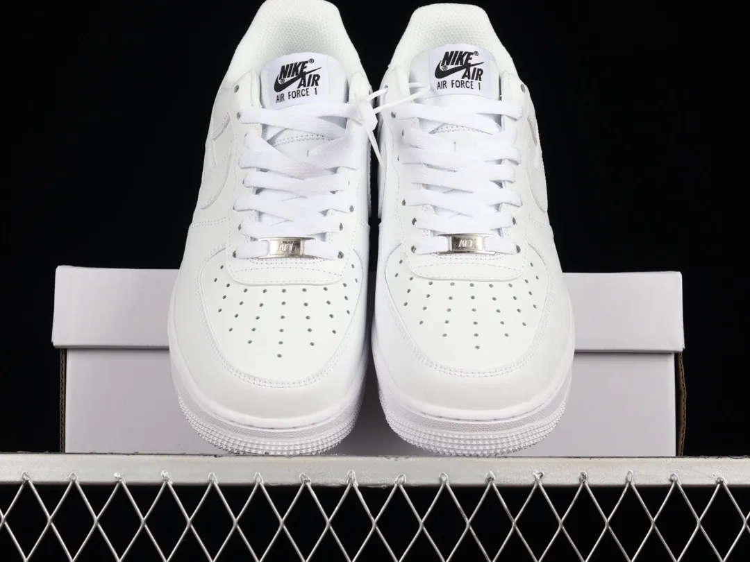 LV x Nike Air Force 1 07 Low White Light Grey Silver Replica - A Stylish Statement | YtaYta