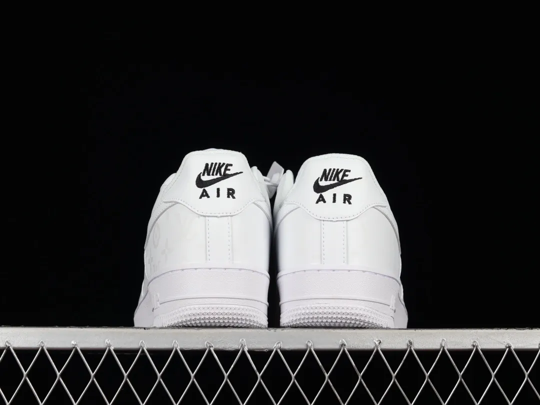 LV x Nike Air Force 1 07 Low White Light Grey Silver Replica - A Stylish Statement | YtaYta