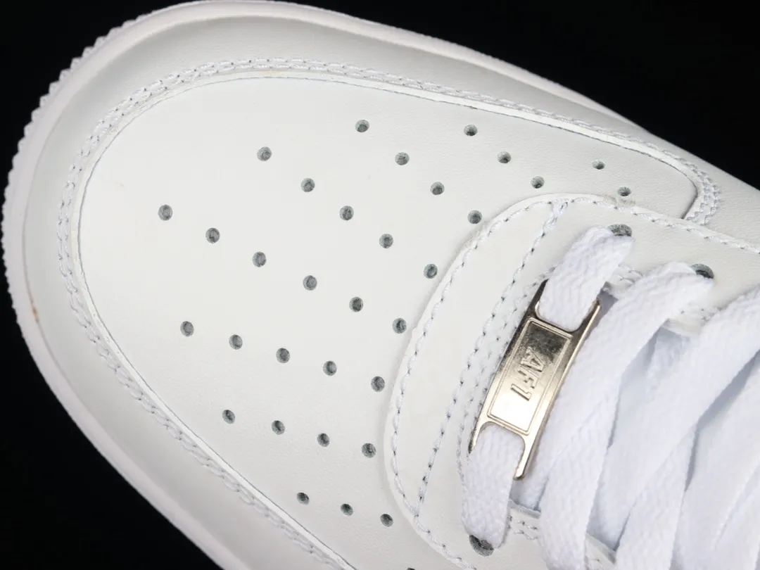 LV x Nike Air Force 1 07 Low White Light Grey Silver Replica - A Stylish Statement | YtaYta