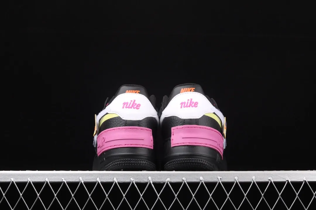 Nike Air Force 1 Low Shadow Removable Patches Black Pink Replica Review | YtaYta