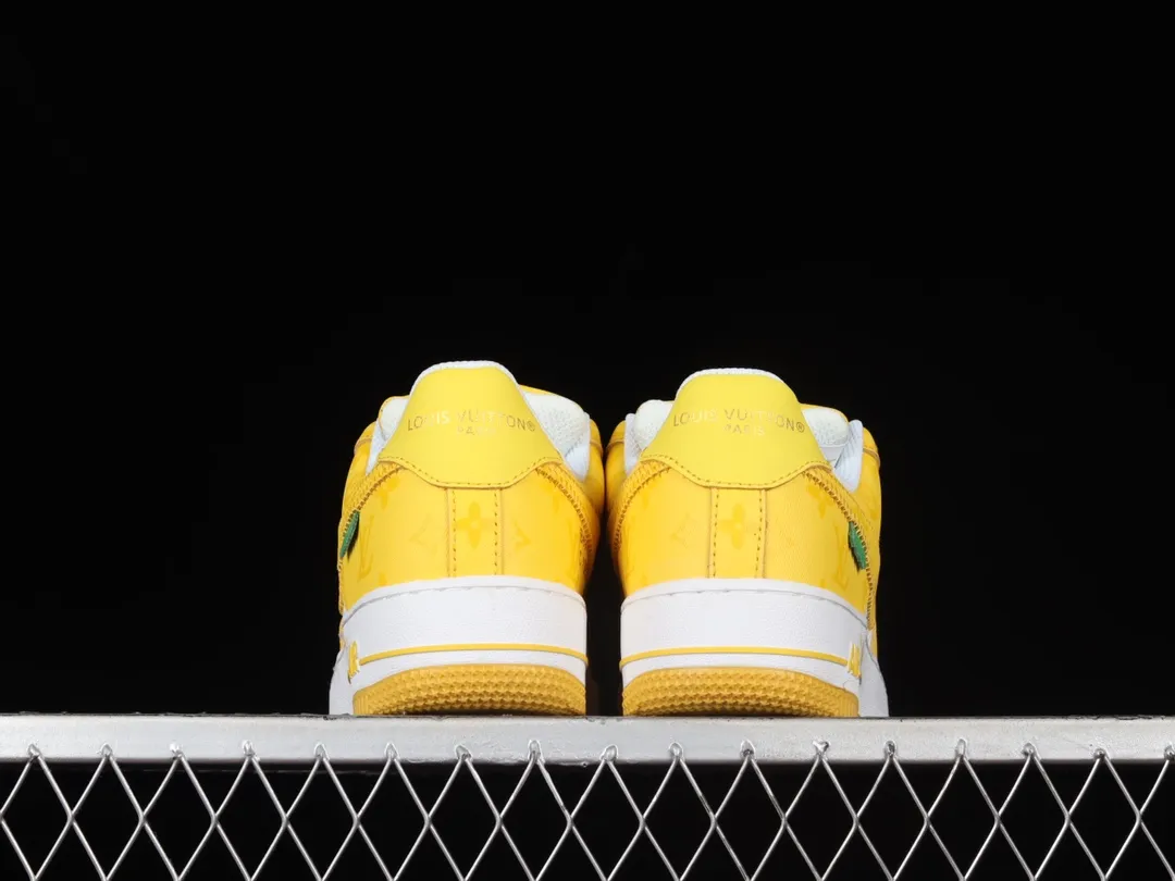 Louis Vuitton x Nike Air Force 1 07 Low Yellow White Running Shoes: A Replica Review | YtaYta