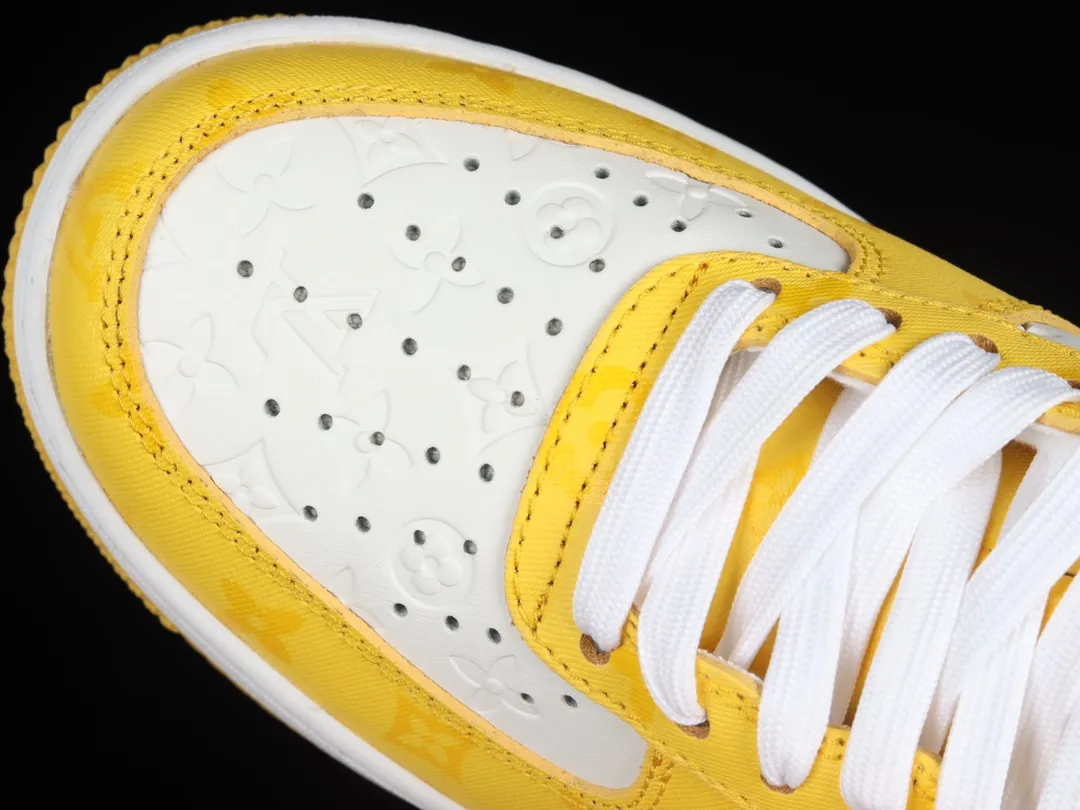 Louis Vuitton x Nike Air Force 1 07 Low Yellow White Running Shoes: A Replica Review | YtaYta