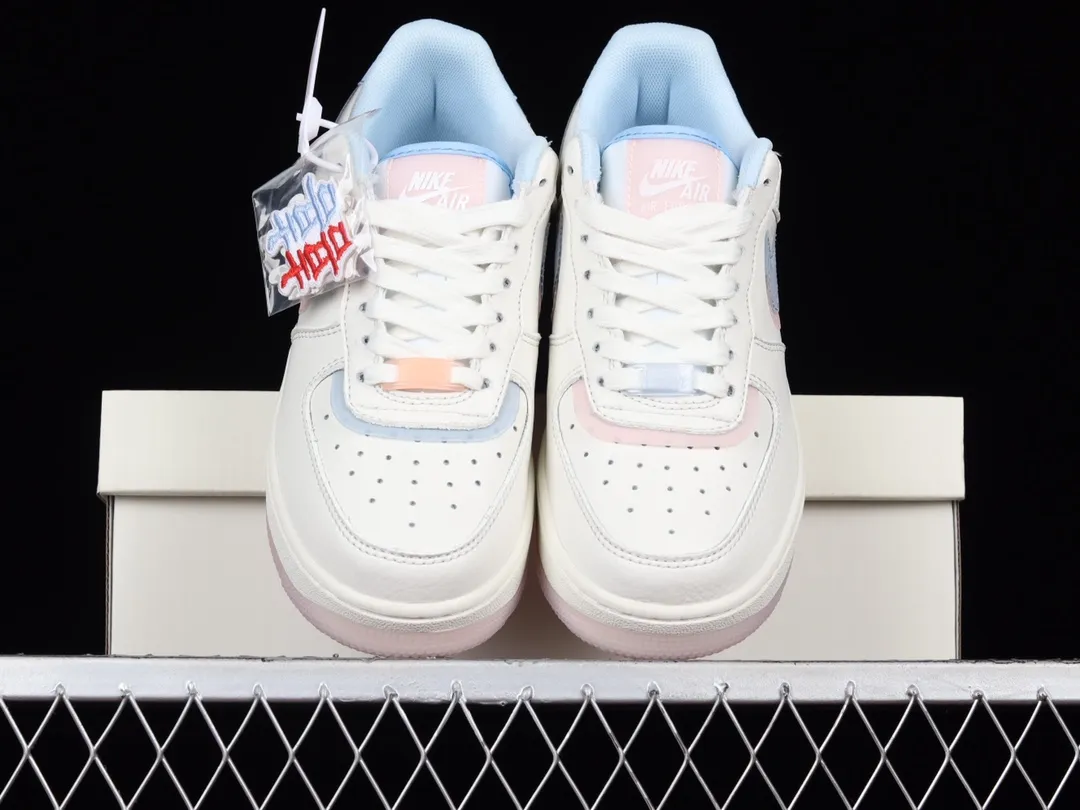 Nike Air Force 1 LV8 GS 'Double Swoosh' White/Blue/Pink Replica Review | YtaYta