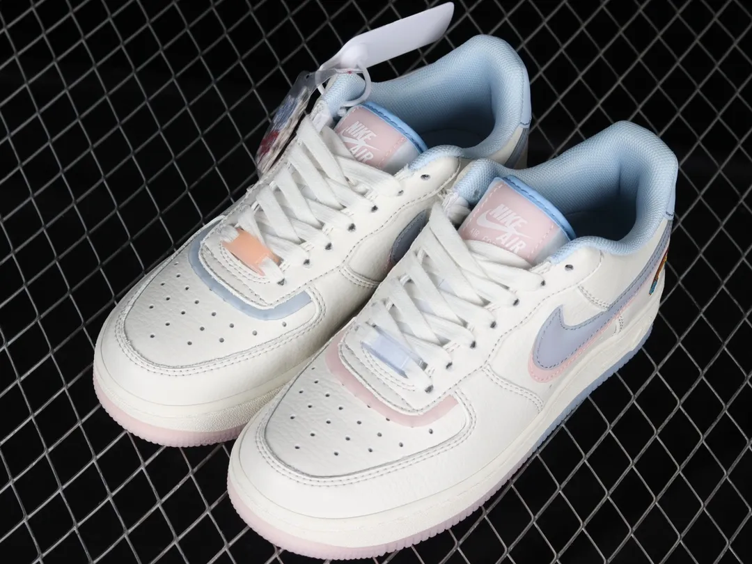 Nike Air Force 1 LV8 GS 'Double Swoosh' White/Blue/Pink Replica Review | YtaYta