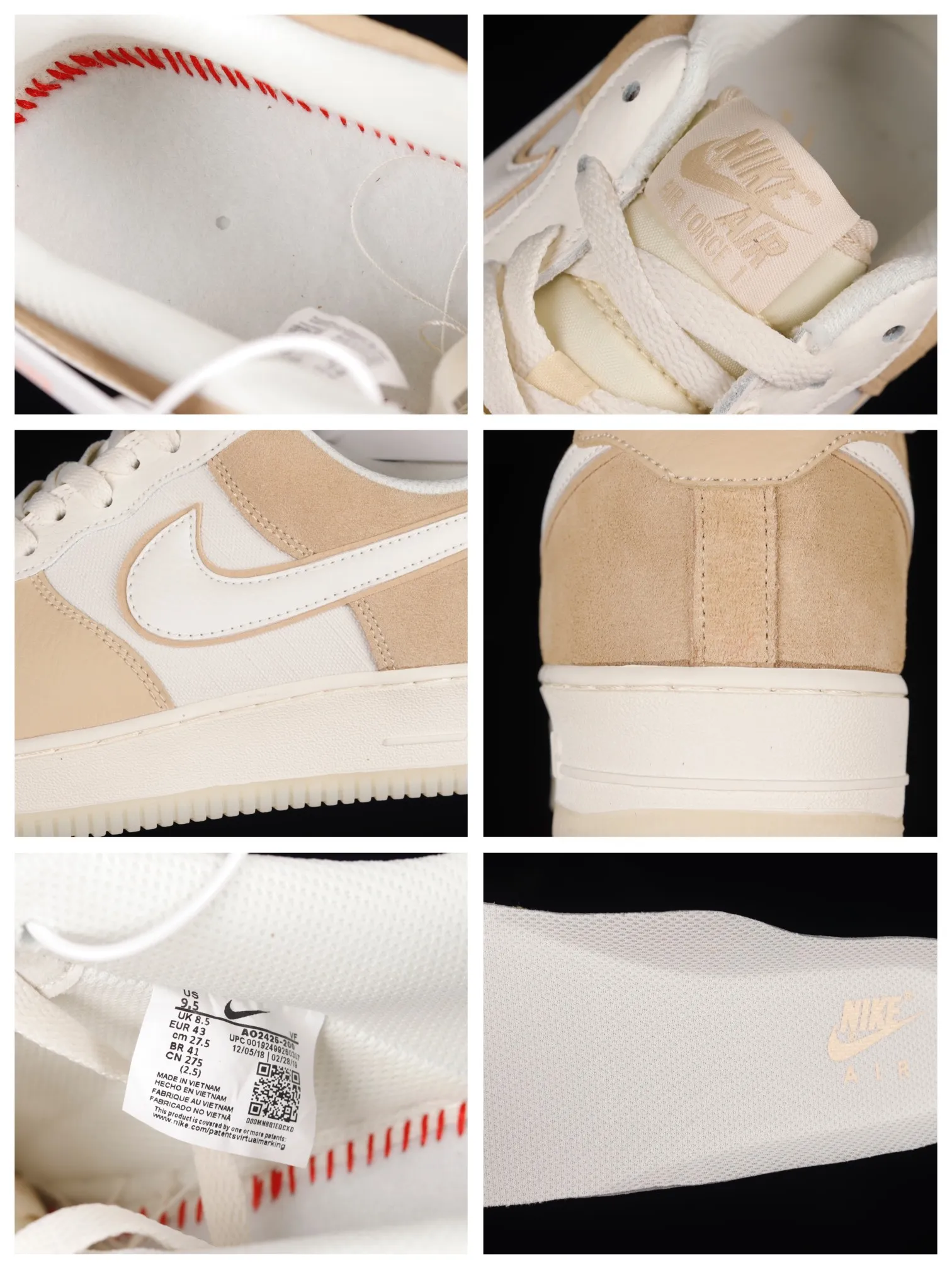 Nike Air Force 1 Low '07 LV8 2 Desert Ore: Real vs. Replica | YtaYta