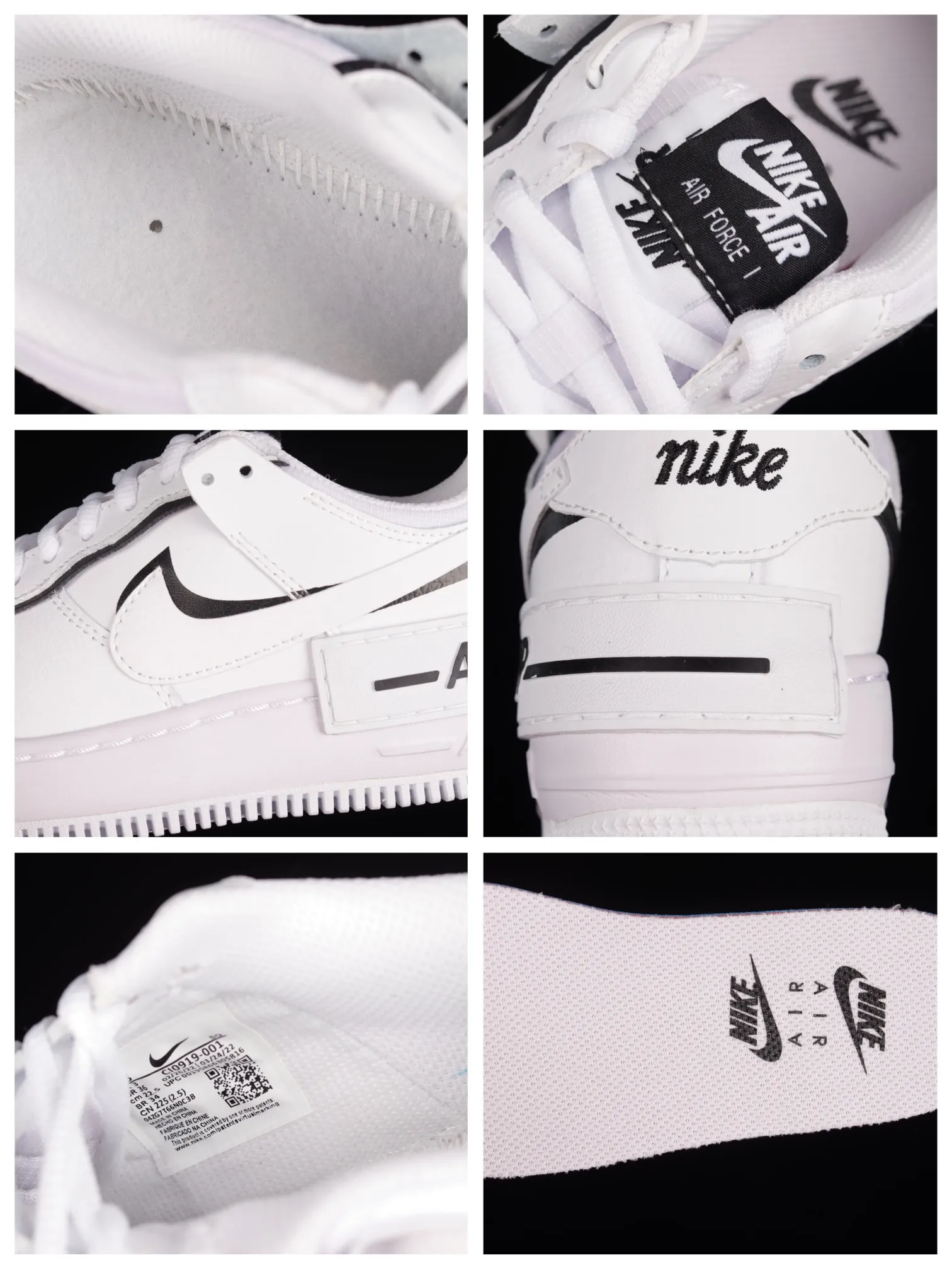 Fake Rep Air Force 1 Shadow White Black CI0919 Review: Worth the Hype? | YtaYta